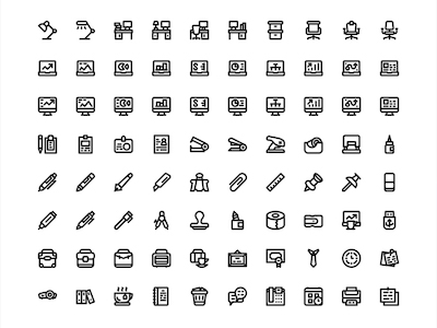 80 Office Icons