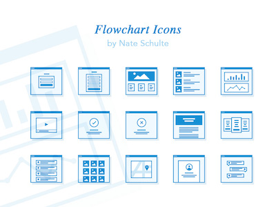 Flowchart Icon Set