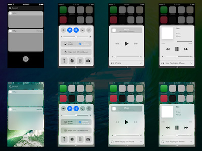 iOS 10 Widgets and Control Center