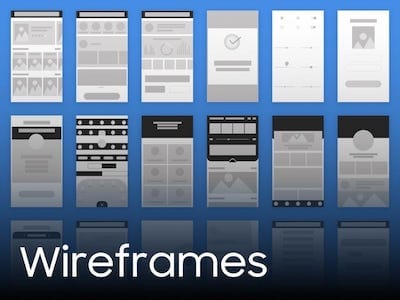 all resources for web and mobile Wireframes