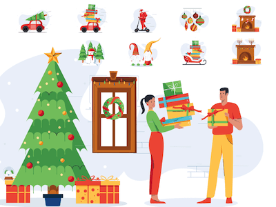 Christmas Illustrations Pack