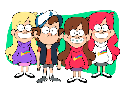 Dipper and Mabel Illustrations